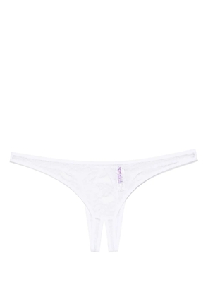 Maison Close Flashback thong - White