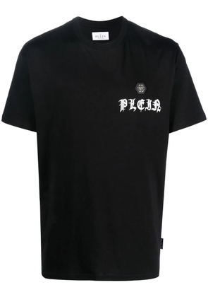 Philipp Plein chest logo-print detail T-shirt - Black