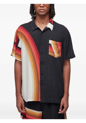 Osklen Waves MC print shirt - Black