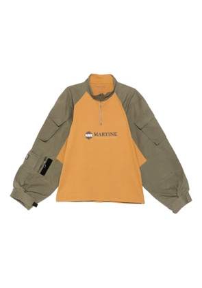 Martine Rose half-zip sweatshirt - Brown