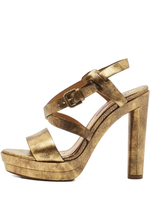 Polo Ralph Lauren Vintage platform heeled sandals - Gold
