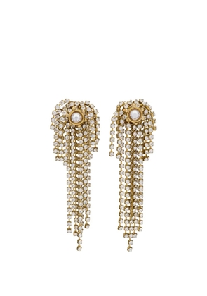 Ulla Johnson crystal-embellished chandelier earrings - Gold