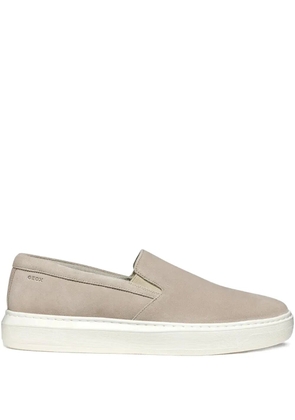 Geox Deiven suede slip-on trainers - Neutrals