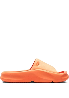 Heron Preston logo-embossed slides - Orange