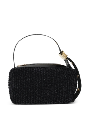 sacai textured shoulder bag - Black