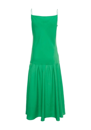 Red Valentino Vintage crepe drop-waist midi dress - Green