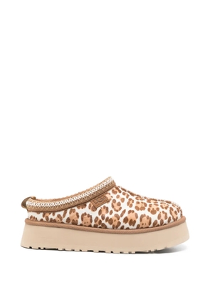 UGG plains leopard mules - Neutrals