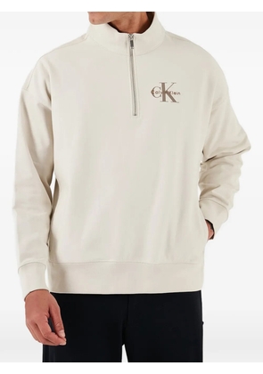 Calvin Klein half-zip sweatshirt - Neutrals