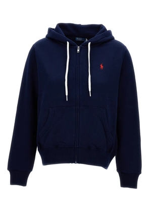 Polo Ralph Lauren Embroidered Pony Zip Hoodie - Blue
