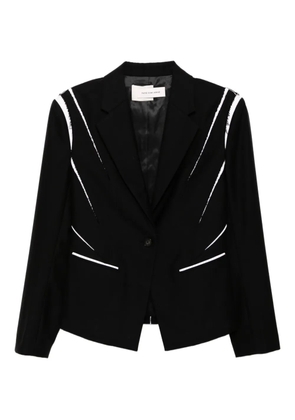 Feng Chen Wang wool blazer - Black