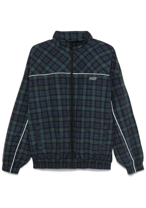 Martine Rose tartan-check track jacket - Black