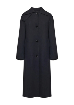 Moncler x Jil Sander single-breasted coat - Black