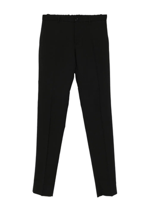 Incotex elastic-waistband trousers - Black