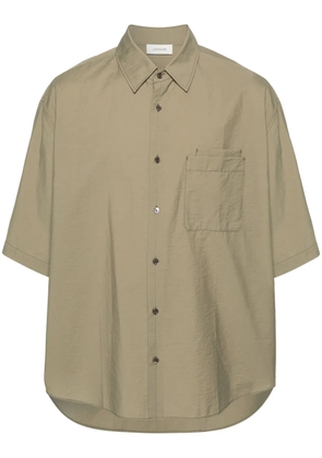 LEMAIRE voile shortsleeved shirt - Green