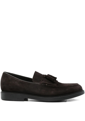 Fratelli Rossetti tassel-detail suede loafers - Brown