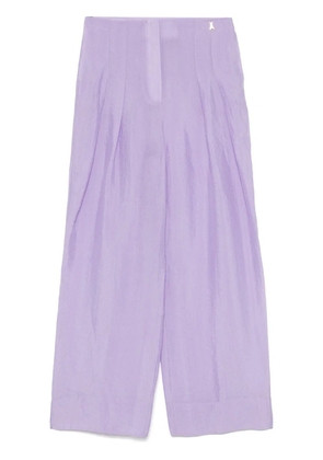 Patrizia Pepe Fluid over palazzo pants - Purple
