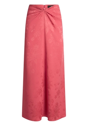 ETRO floral-jacquard midi skirt - Pink