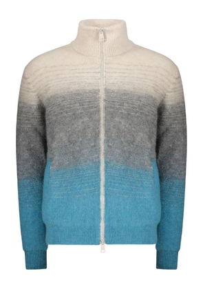Herno high-neck cardigan - Blue