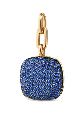 MONICA RICH KOSANN 18K yellow gold Rae sapphire locket