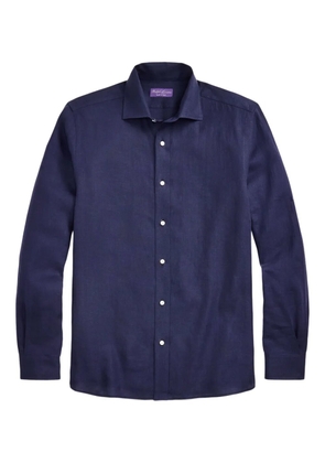 Ralph Lauren Purple Label long-sleeve button-up shirt - Blue