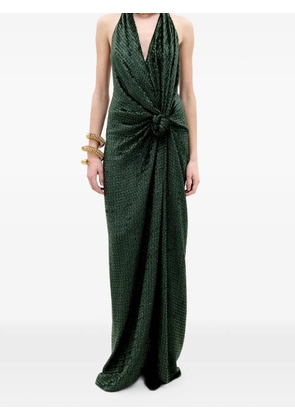 Silvia Tcherassi Torgiano gown - Green