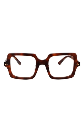 Marni Eyewear logo-engraved glasses - Brown