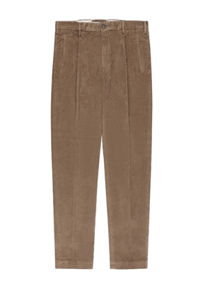 slowear corduroy tapered trousers - Brown