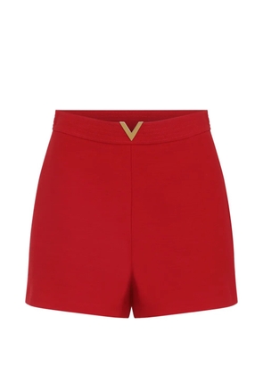 Valentino Garavani V-plaque shorts - Red