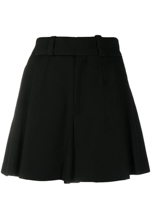Chloé high-waist pleated shorts - Black