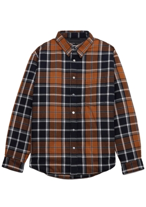 Purple Brand plaid cotton shirt - Brown