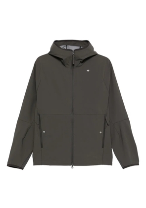 Stone Island hooded zip-front jacket - Grey