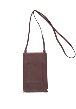 Cartier Must de Cartier debossed cross body bag - Red