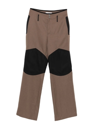 Kiko Kostadinov Orvos panelled trousers - Brown