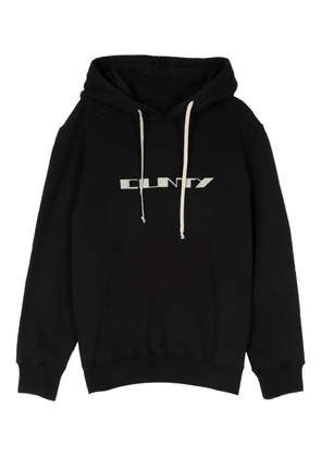 Rick Owens DRKSHDW lettering hoodie - Black