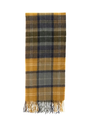 Barbour Brack patchwork tartan scarf - Yellow