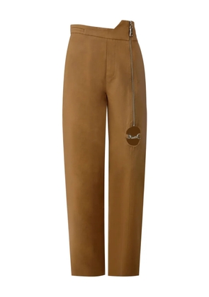MISCI Trapezio twill trousers - Brown