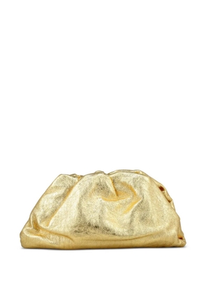 Bottega Veneta Pre-Owned gathered pouch clutch - Gold