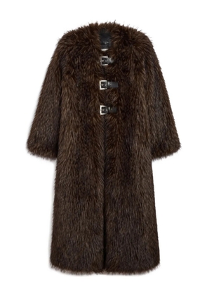 Apparis Nolwen buckled coat - Brown