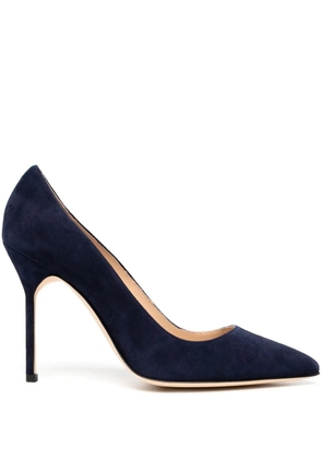 Manolo Blahnik pointed toe pumps - Blue