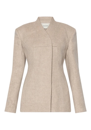 ENTIRE STUDIOS V-neck blazer - Neutrals