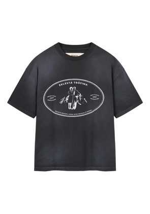 ROUGH. Drama Label T-shirt - Black