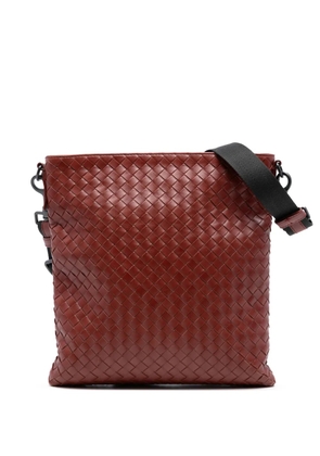 Bottega Veneta Pre-Owned 2012-2025 Nappa Intrecciato crossbody bag - Red