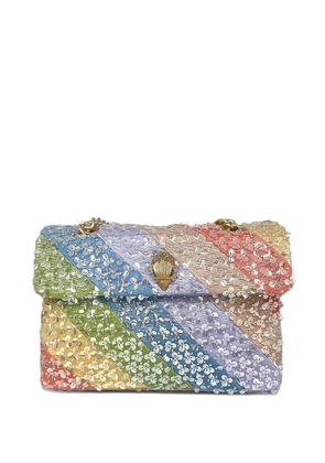 Kurt Geiger London sequin-embellished shoulder bag - Blue