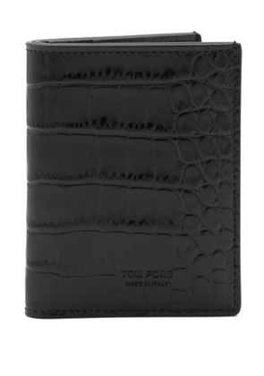 TOM FORD logo-detail wallet - Black