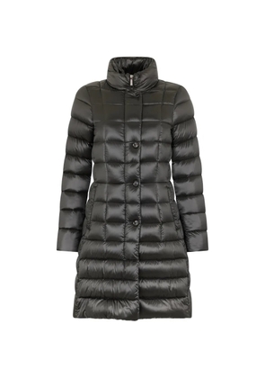 Moorer button-front padded coat - Black