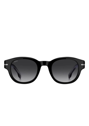 BOSS oval-frame sunglasses - Black