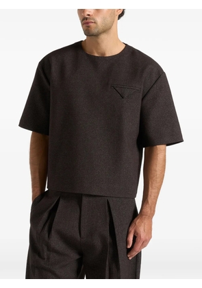 Manière De Voir Léon pocket T-Shirt - Brown