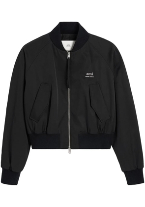 AMI Paris technical bomber jacket - Black