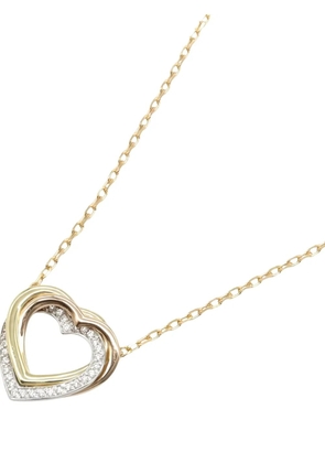 Cartier 2010s 18K gold Trinity Heart diamond necklace