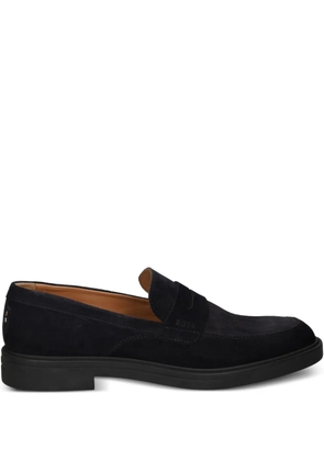 BOSS penny-strap loafers - Blue